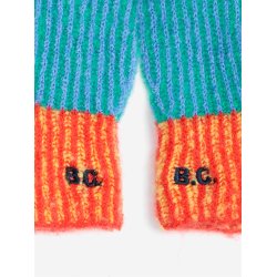 Bobo Choses Color Stripes Knitted Gloves